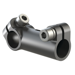 ES-20M-20M-A : Port Only T-Clamp, 20mm Apple Core, 20mm Cross Hole