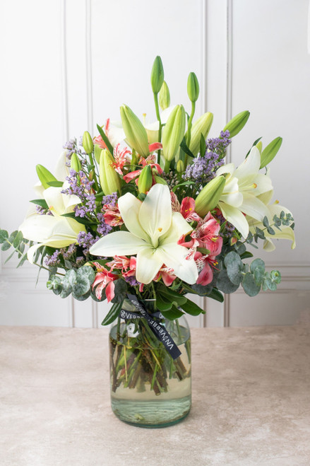 Algodón Flores / Lilium Blanca CABOS