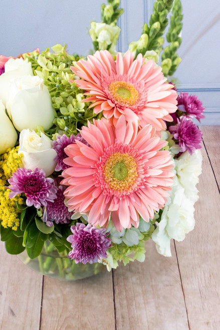 Querida / Gerbera Rosa, Morelianas y Hortensia TGZ