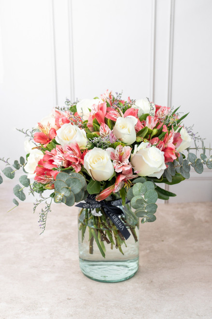 Himalaya / Rosa Blanca y Astromelia Rosa XAL