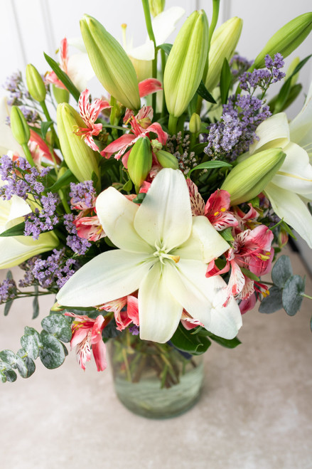 Algodón Flores / Lilium Blanca ZAC
