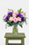 Nobleza / Rosa Clarita, Lisianthus Morado y Clavel Rosa CABOS