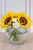 Centro de Mesa 3 - Girasol y Clavel Blanco
