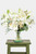 Algodón / Lilium Blanca y Astromelia Blanca MTY