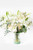 Algodón / Lilium Blanca y Astromelia Blanca MTY