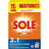 SOLE DETERSIVO POLVERE BUCATO LAVATRICE 3 IN 1 BIANCO SPLENDENTE FUSTO 115 LAVAGGI 