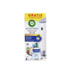 AIRWICK ACTIVE FRESH DIFFUSORE ELETTRICO AUTOMATICO COMPLETO BASE + RICARICA 228 ML + BATTERIE FRAGRANZA BREZZA MARINA e MAGNOLIA 