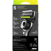 GILLETTE LABS RASOIO COLORE SILVER 5 LAME 1 RICARICA