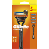 GILLETTE FUSION 5 RASOIO 5 LAME MANUALE e 4 RICARICHE