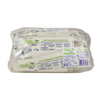 BIBO NATURAL 50 BIS FORCHETTA - COLTELLO - TOVAGLIOLO 29x29 BIODEGRADABILI E COMPOSTABILI
