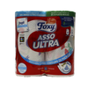 FOXY CARTA CUCINA ASCIUGATUTTO ASSO ULTRA 2 ROTOLI FOGLI GRANDI 2 VELI PLUS DECORATO