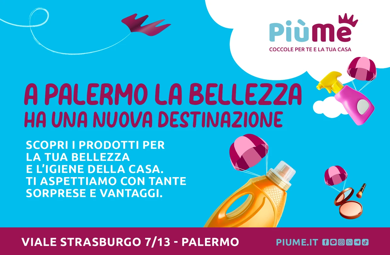  PiùMe continua a crescere a Palermo: un nuovo punto vendita ti aspetta!