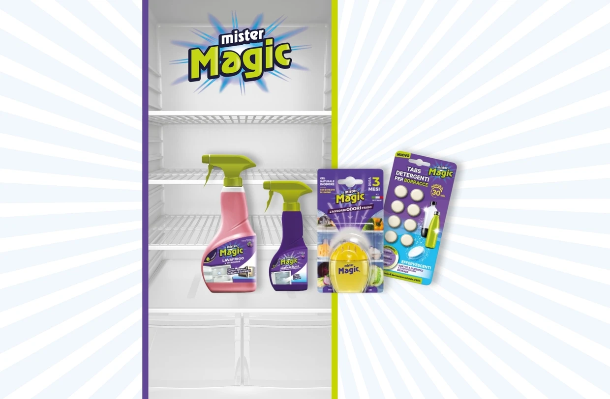 Back home: al rientro dalle vacanze, la freschezza riparte dal frigorifero con Mister Magic.
