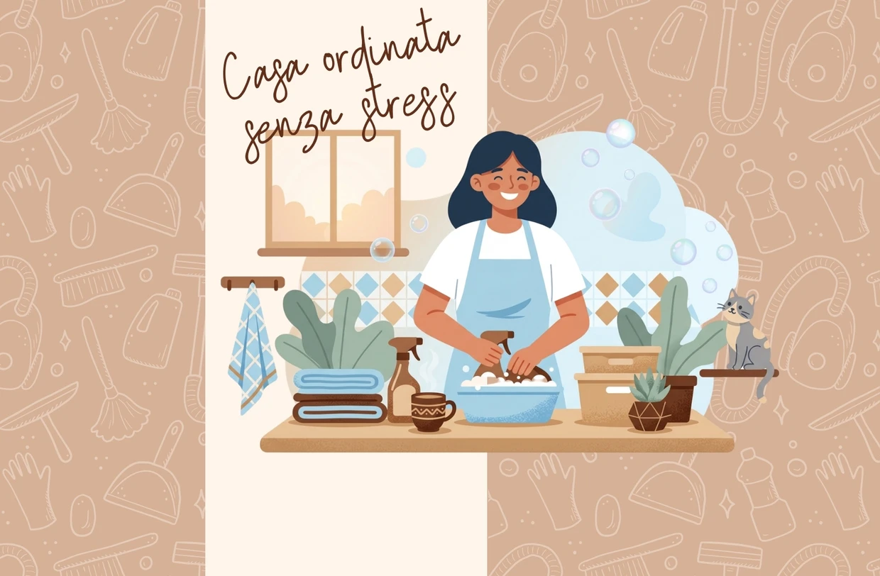 Organizzazione domestica: come avere sempre la casa in ordine e pulita senza stress