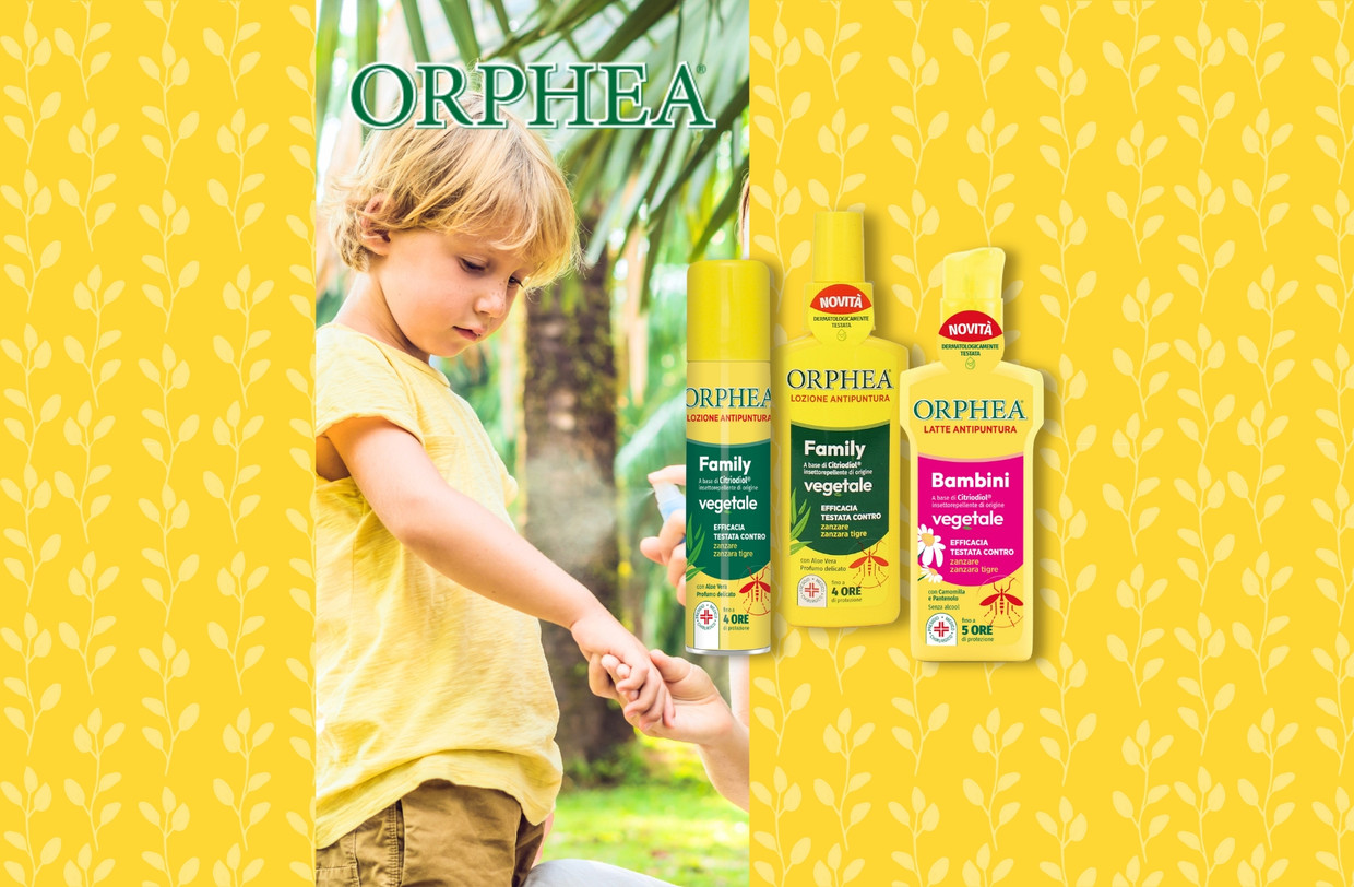 Con Orphea puoi dire addio alle zanzare.