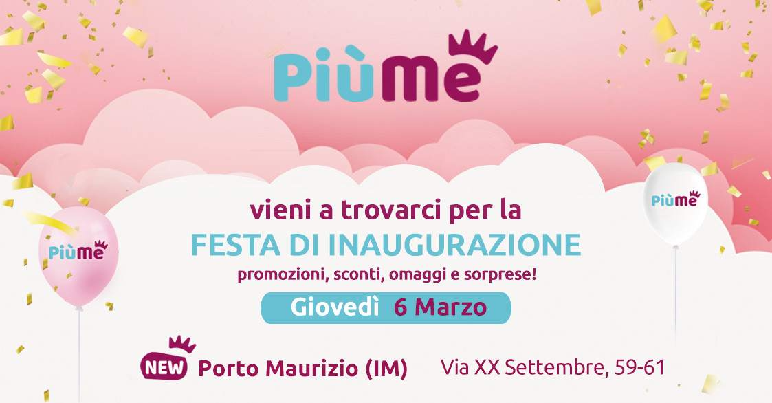 Giovedì 6 Marzo festa di riapertura del punto vendita di Porto Maurizio!