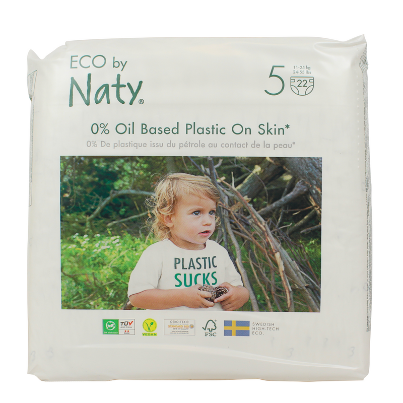 Naty Pannolini Ecologici T4 - 42 Pz, Bianchi, Senza Plastica E Ipoallergenici Per Pelle Delicata - Foto 3