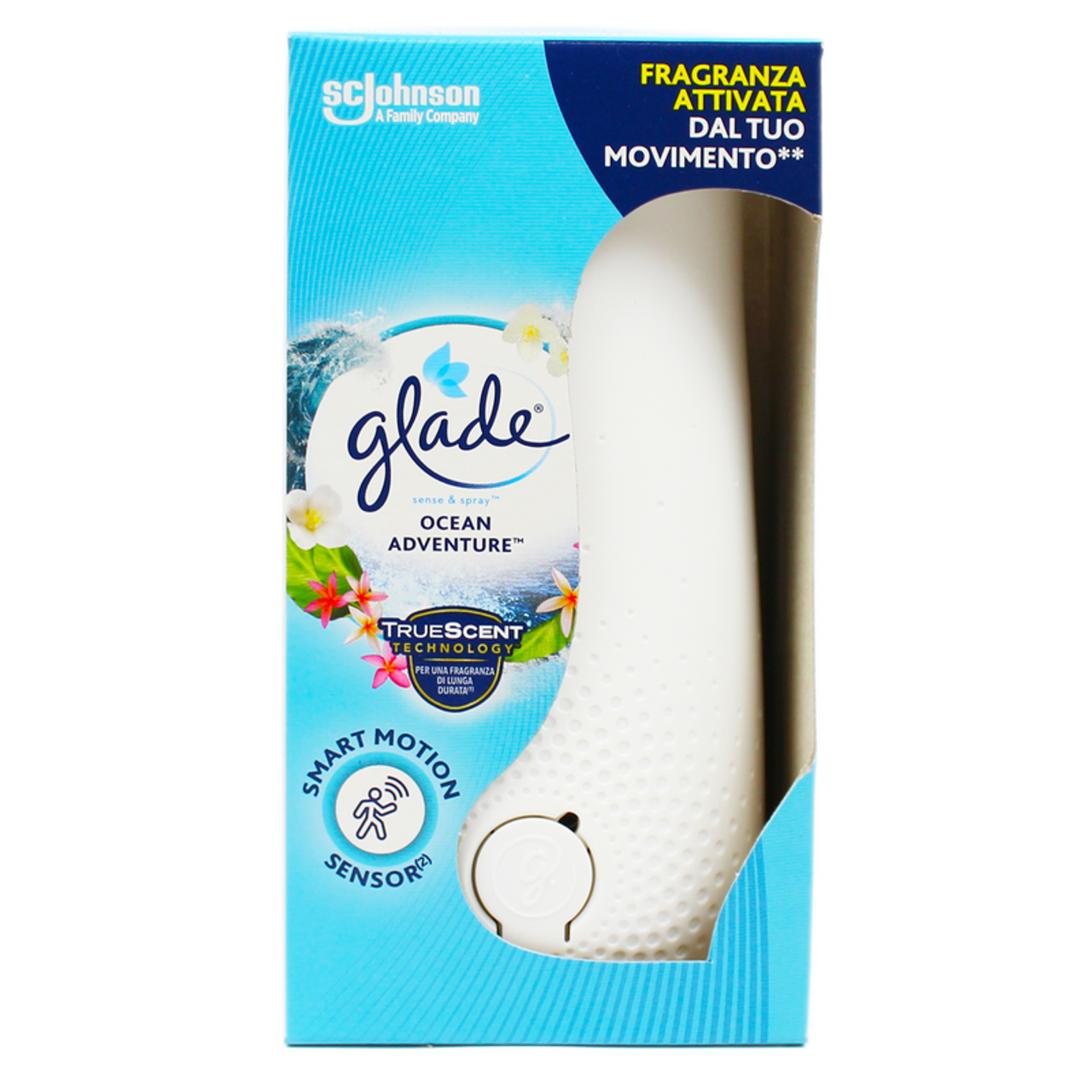 GLADE SENSE&SPRAY AUTOMATICO BASE+RICARICA OCEAN ADVENTURE - PiùMe