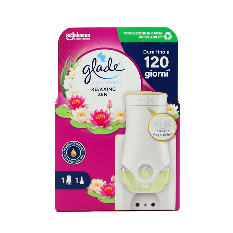 Glade Profumatore Elettrico Relaxing Zen | 6 Ricariche Da 20ml Per 120 Giorni - Foto 1