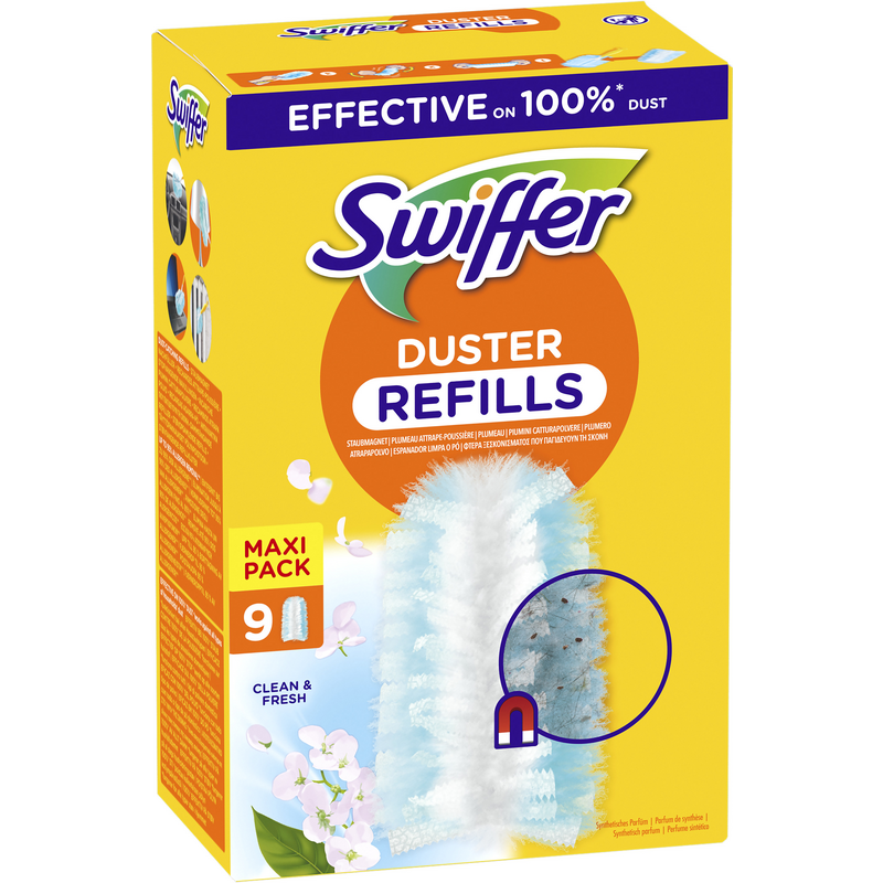 Swiffer Duster Piumini | 72 Pezzi | Cattura Polvere E Peli | Per Angoli Difficili | Maxi Formato - Foto 7
