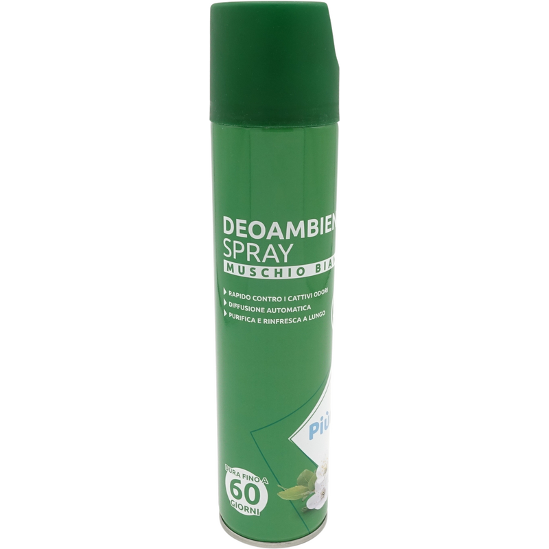 Deodorante Spray Per Tessuti E Ambienti 400ml – Muschio Bianco – Confezione Da 3 – Mangiaodori