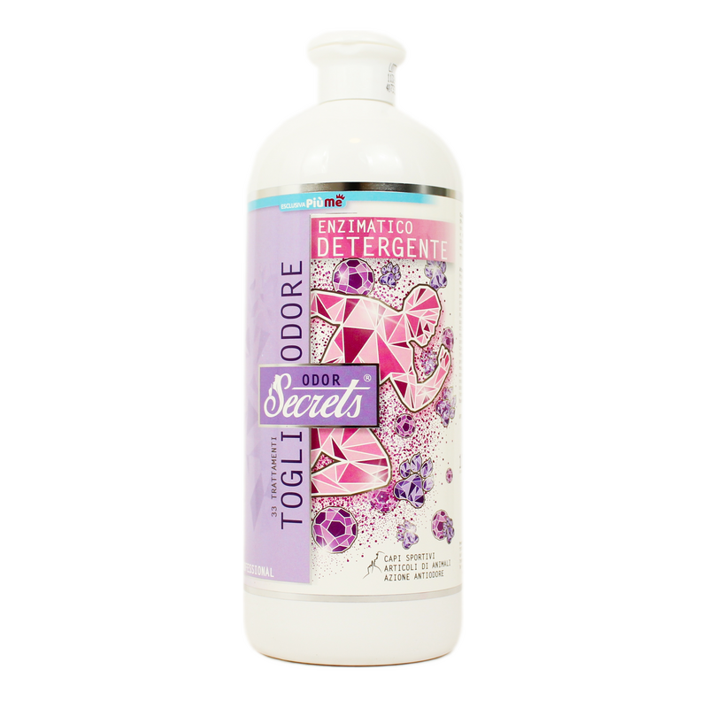 SECRETS TOGLI ODORE CAPI SPORTIVI DETERGENTE LAVATRICI 33 TRATTAMENTI 1000  ML - PiMe