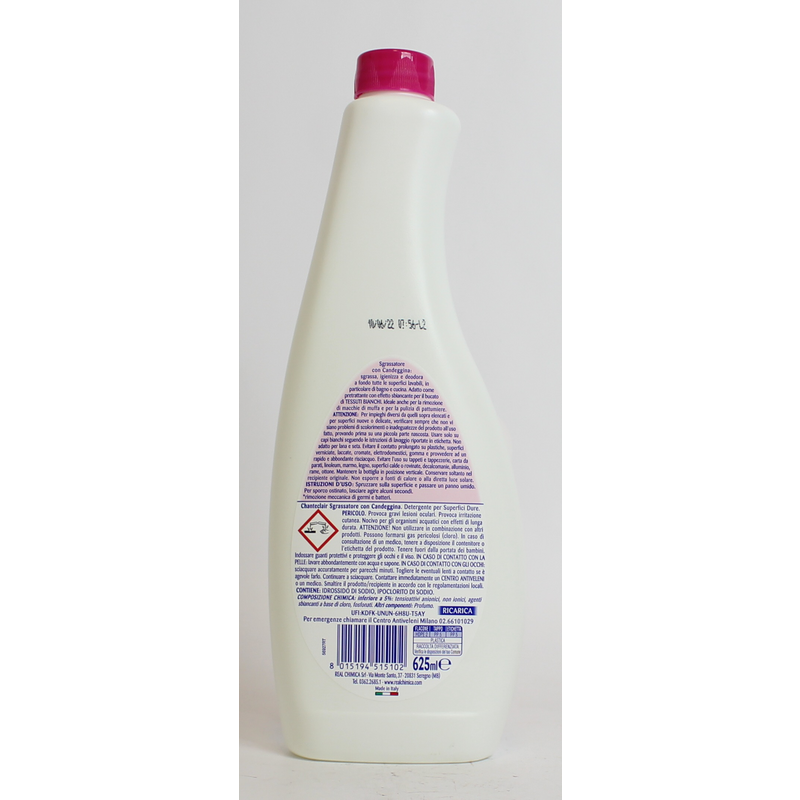 Sgrassatore Con Candeggina – 625 Ml – Pulizia Profonda Igienizzante Per Cucina E Bagno – Multipack 4 Pezzi Di Spesa & Risparmio