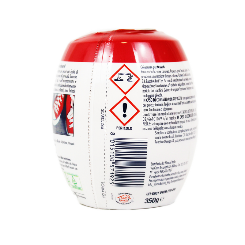 DYLON Tintura per lavatrice, rosso tulipano, 350 g (1