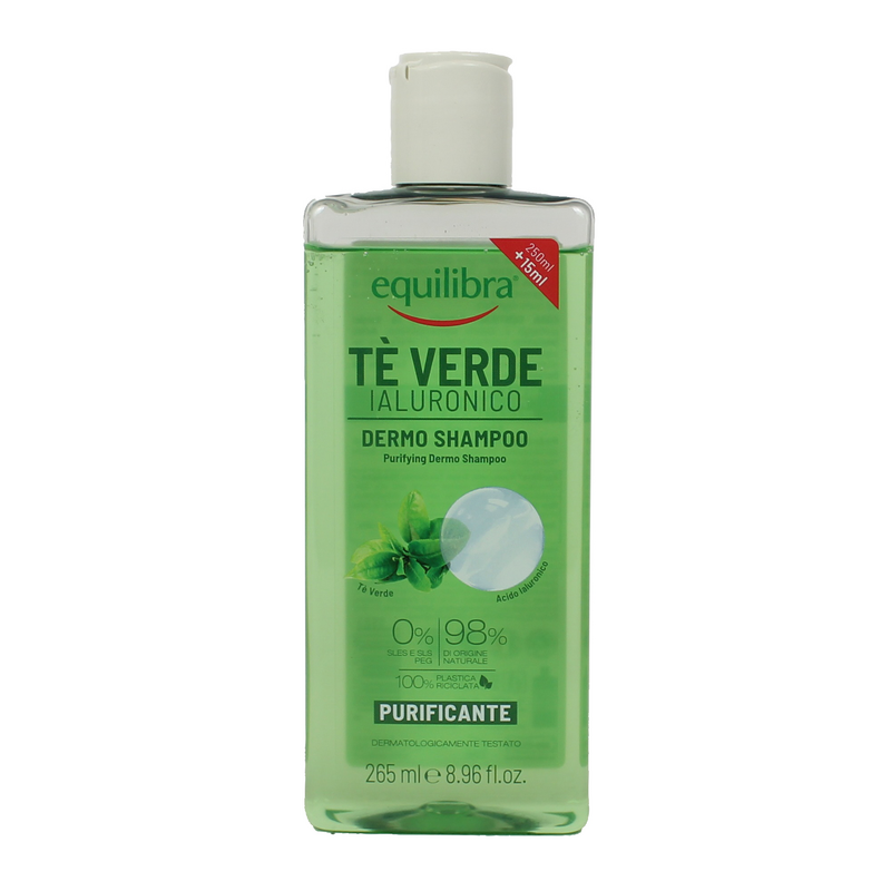 EQUILIBRA TE' VERDE ACIDO IALLUTONICO SHAMPOO 265 ML PiùMe
