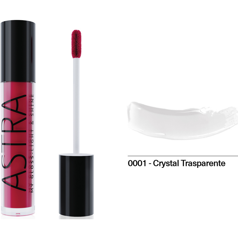 ASTRA Mygloss Lipgloss – Licht & Glanz, Transparent (Crystal), 5 Ml, Parabenfrei