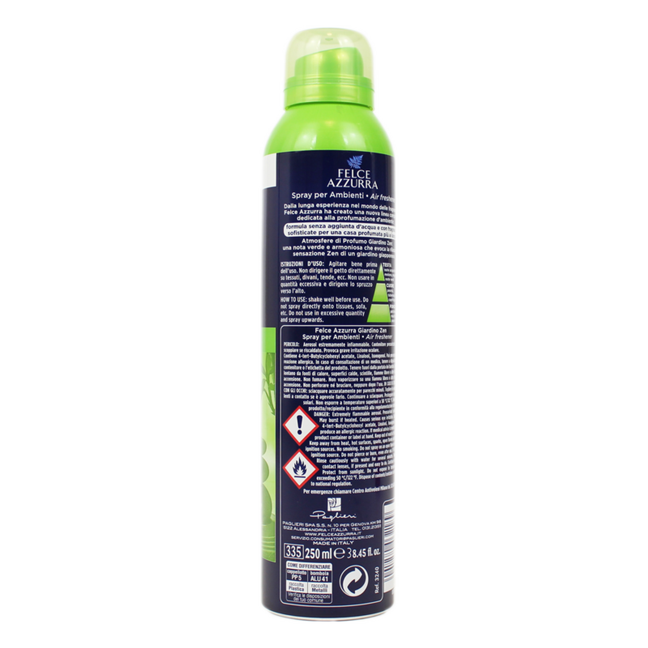 FELCE AZZURRA SPRAY PER AMBIENTI AL PROFUMO GIARDINO ZEN 250 ML - PiùMe