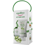 EQUILIBRA COFANETTO KIT MANI ALOE; CREMA MANI E UNGHIE IDRATANTE-PROTETTIVA 75 ML + SAPONE 100% VEGETALE 100 grammi