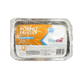 PIUME CONTENITORE IN ALLUMINIO 6 PORZIONI 2 PEZZI CON COPERCHIO