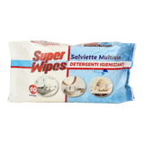 SUPER WIPES SALVIETTE MULTIUSO DETERGENTI E IGIENIZZANTI 80 PZ