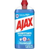 AJAX DETERSIVO PAVIMENTI DISINFETTANTE SENZA CANDEGGINA MULTI SUPERFICIE PMC 1,25 L
