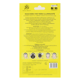 ROYAL BEAUTY MASCHERA VISO NERA PELLI SECCHE E NORMALI IN TESSUTO MONOUSO AL CARBONE 