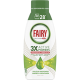 FAIRY PLATINUM GEL 3 X ACTIVE POWERS LAVASTOVIGLIE PULIZIA PROFONDA LIMONE 28 LAVAGGI 504 ML 
