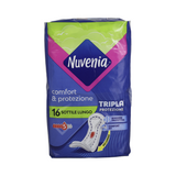 NUVENIA SOTTILE LUNGO FLUSSO ABBONDANTE 16 PZ  ASSORBENTI