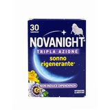 NOVANIGHT TRIPLA AZIONE MELATONINA RILASCIO RAPIDO 30 COMPRESSE