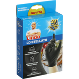 MASTRO LINDO GUANTI LO STELLATO Guanti Monouso in Nitrile nero senza polvere. Idoneo per contatto con alimenti. Taglia S-M