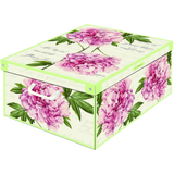 LAVATELLI SCATOLA MEDIA PEONIE 32x42x17,5