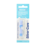 SILVER CARE TESTINE RICAMBIO SPAZZOLINO MEDIE 2 PZ.