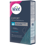VEET 12 STRISCE DEPILATORIE CORPO PELLI SENSIBILI CON OLIO DI MANDORLA
