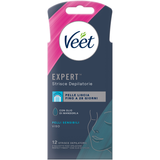 VEET 12 STRISCE DEPILATORIE VISO PELLI SENSIBILI CON OLIO DI MANDORLA