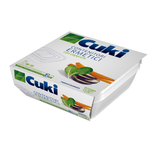 CUKI CONTENITORE ERMETICO IN PLASTICA CON COPERCHIO 1 LT 3 PEZZI QUADRATO