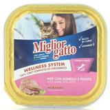 MIGLIOR GATTO VASCHETTA PATE' AGNELLO-FEGATO 100 GR 