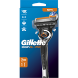 GILLETTE PROGLIDE RASOIO 5 LAME MANUAL FLEXBALL + 2 RICAMBIO