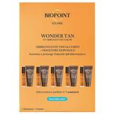 BIOPOINT SOLAIRE WONDER TAN KIT ABBRONZATURA VISO E CORPO 5 PEZZI OLIO SPF6 + 5 PEZZI FISSATORE DOPOSOLE