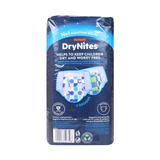 DRYNITES MUTANDINE ASSORBENTI BAMBINO USA E GETTA LARGE BOY 8-15anni 9 PZ PANNOLINI 