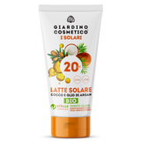 GIARDINO COSMETICO I SOLARI LATTE SOLARE COCCO E OLIO DI ARGAN BIO SPF 20 100 ML
